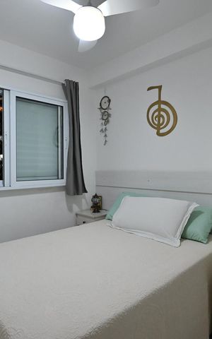 Apartamento à venda com 44m², 1 quarto e 1 vagaQuarto