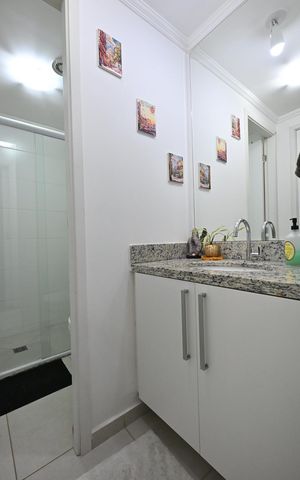 Apartamento à venda com 44m², 1 quarto e 1 vagaBanheiro