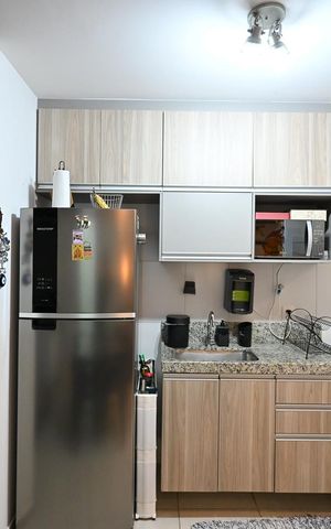 Apartamento à venda com 44m², 1 quarto e 1 vagaCozinha