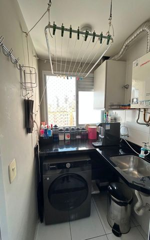Apartamento à venda com 50m², 2 quartos e 1 vaga Apartamento à venda com 50m², 2 quartos e 1 vagaÁrea de serviço