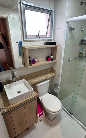 Apartamento à venda com 50m², 2 quartos e 1 vaga Apartamento à venda com 50m², 2 quartos e 1 vagaBanheiro