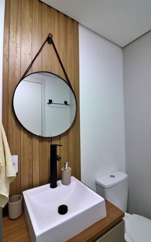 Apartamento à venda com 58m², 2 quartos e 1 vagaBanheiro Social