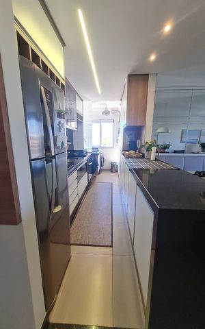 Apartamento à venda com 73m², 3 quartos e 2 vagas Apartamento à venda com 73m², 3 quartos e 2 vagasCozinha