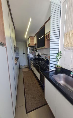 Apartamento à venda com 73m², 3 quartos e 2 vagas Apartamento à venda com 73m², 3 quartos e 2 vagasCozinha