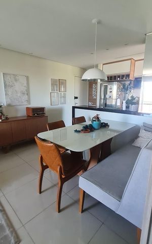 Apartamento à venda com 73m², 3 quartos e 2 vagas Apartamento à venda com 73m², 3 quartos e 2 vagasSala de jantar