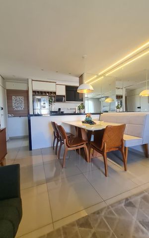 Apartamento à venda com 73m², 3 quartos e 2 vagas Apartamento à venda com 73m², 3 quartos e 2 vagasSala de jantar