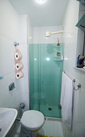 Apartamento à venda com 64m², 3 quartos e 1 vagaBanheiro de serviço