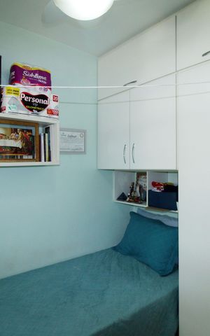 Apartamento à venda com 64m², 3 quartos e 1 vagaQuarto de Serviço