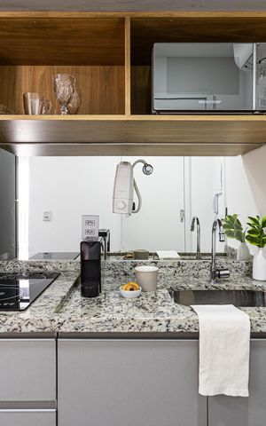 Apartamento para alugar com 32m², 1 quarto e sem vaga