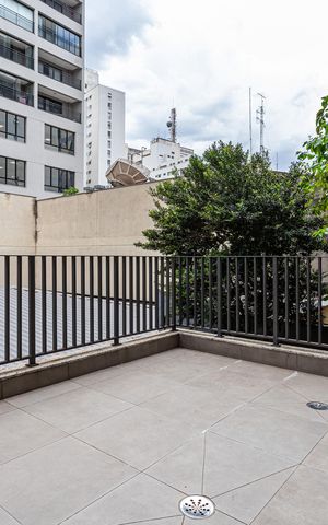 Apartamento para alugar com 32m², 1 quarto e sem vaga