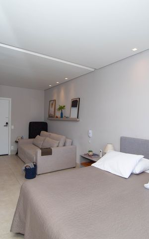 Studio à venda com 40m², 1 quarto e 1 vaga Studio à venda com 40m², 1 quarto e 1 vagaQUARTO