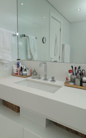 Apartamento à venda com 189m², 4 quartos e 3 vagasBanheiro da Suíte Master
