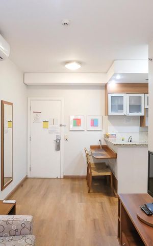 Studio à venda com 37m², 1 quarto e 1 vagaSala