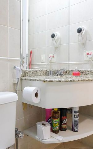 Studio à venda com 37m², 1 quarto e 1 vagaBanheiro