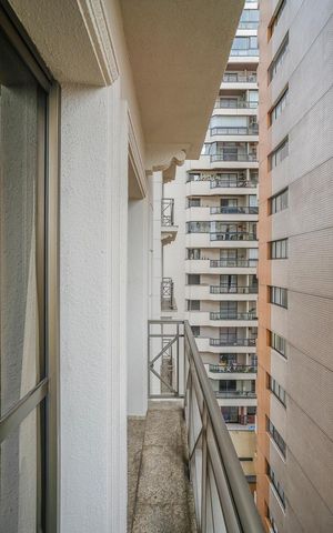 Studio à venda com 37m², 1 quarto e 1 vagaVaranda