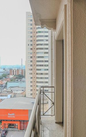 Studio à venda com 37m², 1 quarto e 1 vagaVaranda