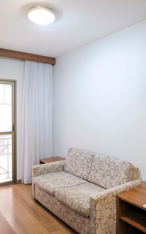 Studio à venda com 37m², 1 quarto e 1 vagaSala