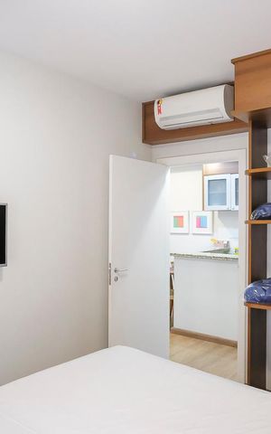 Studio à venda com 37m², 1 quarto e 1 vagaQuarto