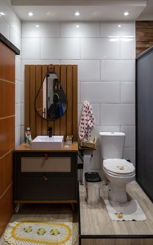 Casa à venda com 300m², 4 quartos e 2 vagasBanheiro do Quarto 4 suíte