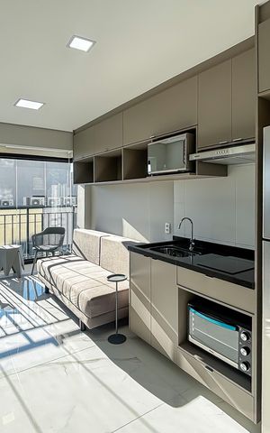Apartamento à venda com 29m², 1 quarto e sem vaga