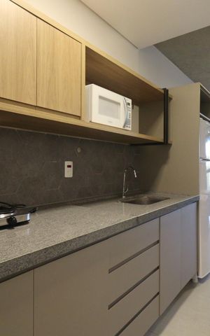 Studio para alugar com 39m², 1 quarto e 1 vaga Studio para alugar com 39m², 1 quarto e 1 vagaCozinha