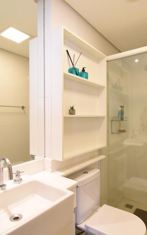 Studio à venda com 30m², 1 quarto e sem vagaBanheiro do Studio
