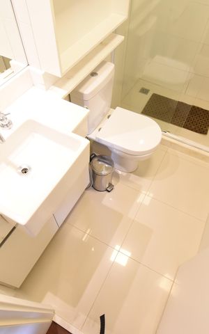 Studio à venda com 30m², 1 quarto e sem vagaBanheiro do Studio