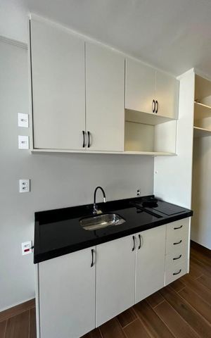 Studio à venda com 26m², 1 quarto e sem vaga