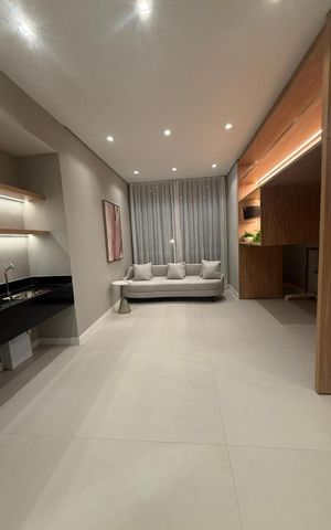 Studio à venda com 26m², 1 quarto e sem vaga