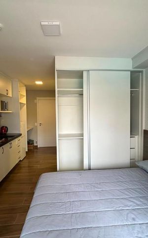 Studio à venda com 26m², 1 quarto e sem vaga