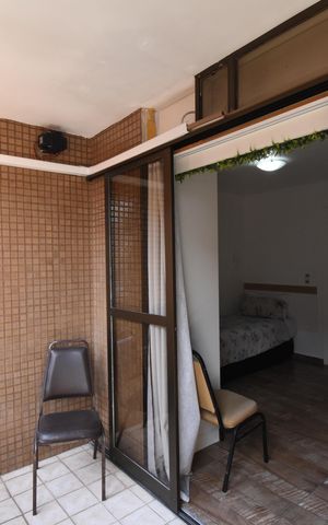 Studio à venda com 30m², 1 quarto e sem vagaSacada do Flat