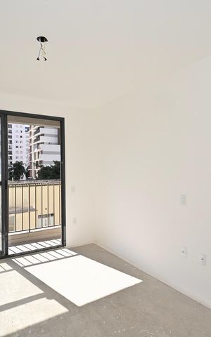 Studio à venda com 25m², 1 quarto e sem vagaSala/Quarto