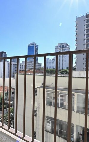 Studio à venda com 25m², 1 quarto e sem vagaVaranda