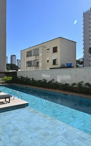 Studio à venda com 25m², 1 quarto e sem vagaPiscina