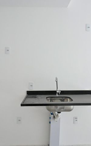 Studio à venda com 25m², 1 quarto e sem vagaCozinha