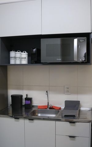Apartamento à venda com 27m², 1 quarto e 1 vagaCozinha