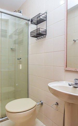 Studio para alugar com 33m², 1 quarto e sem vaga Studio para alugar com 33m², 1 quarto e sem vagaBanheiro