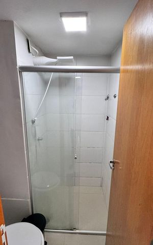Apartamento para alugar com 41m², 1 quarto e 1 vaga Apartamento para alugar com 41m², 1 quarto e 1 vagaBanheiro