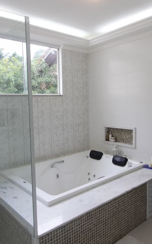 Casa para alugar com 300m², 3 quartos e 3 vagasBanheiro da Suíte