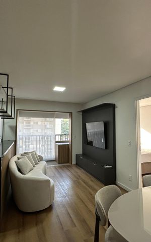 Apartamento à venda com 51m², 1 quarto e 1 vaga Apartamento à venda com 51m², 1 quarto e 1 vagaSala