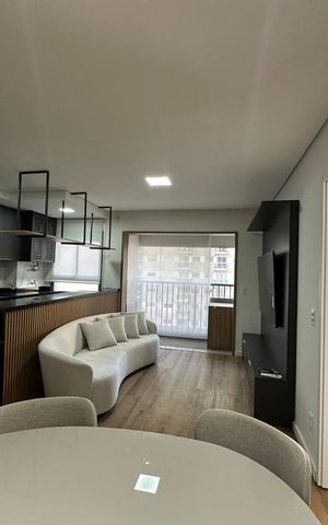 Apartamento à venda com 51m², 1 quarto e 1 vaga Apartamento à venda com 51m², 1 quarto e 1 vagaSala