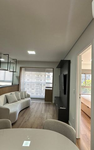 Apartamento à venda com 51m², 1 quarto e 1 vaga Apartamento à venda com 51m², 1 quarto e 1 vagaSala
