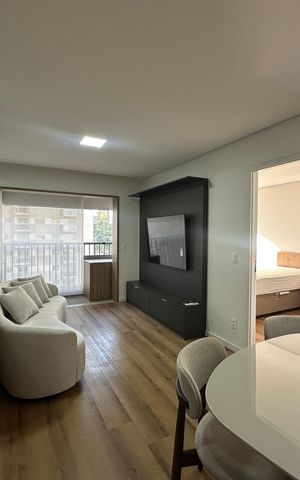 Apartamento à venda com 51m², 1 quarto e 1 vaga Apartamento à venda com 51m², 1 quarto e 1 vagaSala