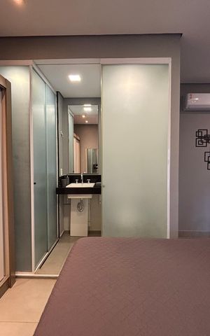 Apartamento para alugar com 43m², 1 quarto e 1 vagaSuíte