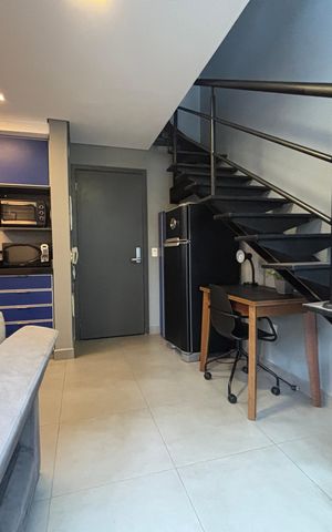 Apartamento para alugar com 43m², 1 quarto e 1 vagaSala/Cozinha