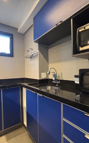 Apartamento para alugar com 43m², 1 quarto e 1 vagaSala/Cozinha