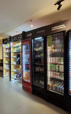 Studio para alugar com 26m², 1 quarto e sem vaga Studio para alugar com 26m², 1 quarto e sem vagaÁrea Comum - Mercado