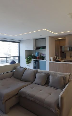 Apartamento para alugar com 92m², 2 quartos e 2 vagasSala/Cozinha