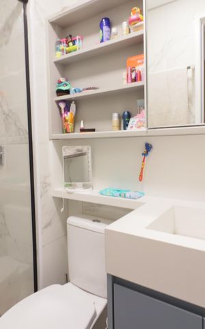 Apartamento para alugar com 92m², 2 quartos e 2 vagasBanheiro da Suíte 1