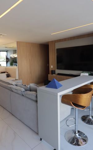 Apartamento para alugar com 92m², 2 quartos e 2 vagasSala/Cozinha